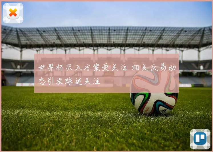 世界杯买入方案受关注 相关交易动态引发球迷关注