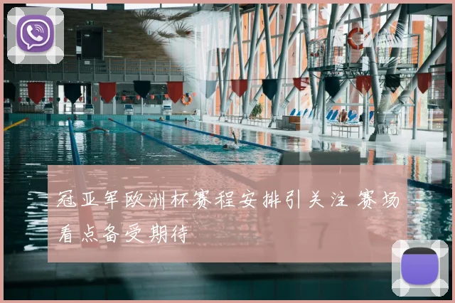 冠亚军欧洲杯赛程安排引关注 赛场看点备受期待